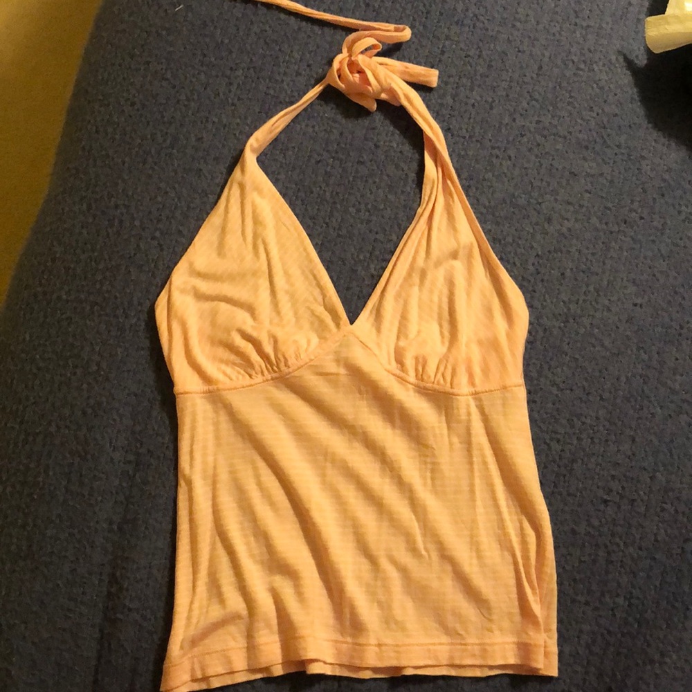 Pink jcrew halter